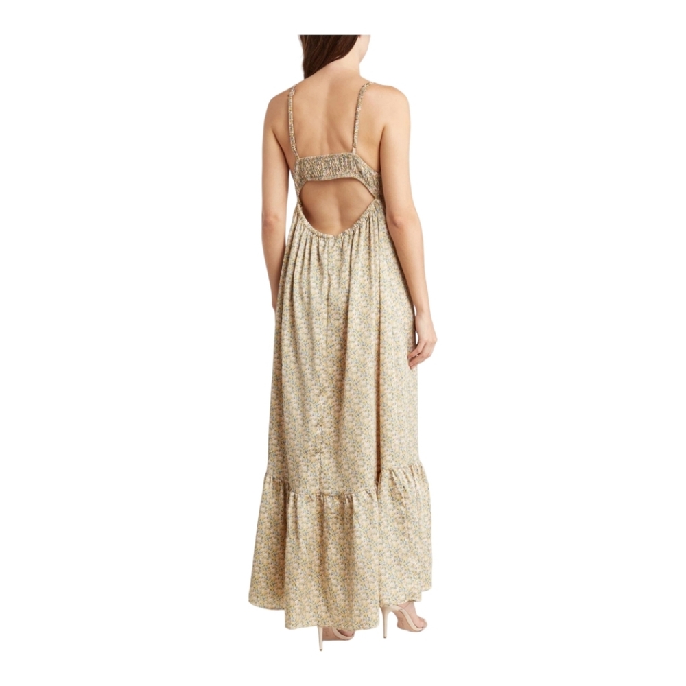 NWT  Satin Maxi Dress size large